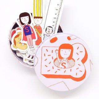 右手超人イラストステッカー５０種類全セット　箱付き