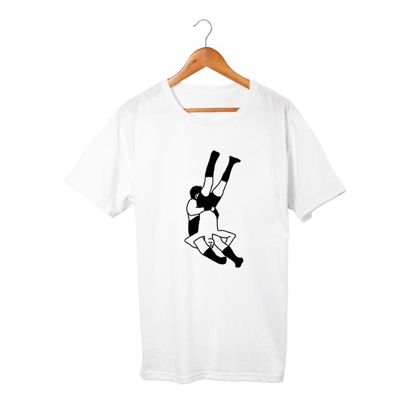 パイルドライバー T-shirt - Tシャツ メンズ - コットン・麻 ホワイト