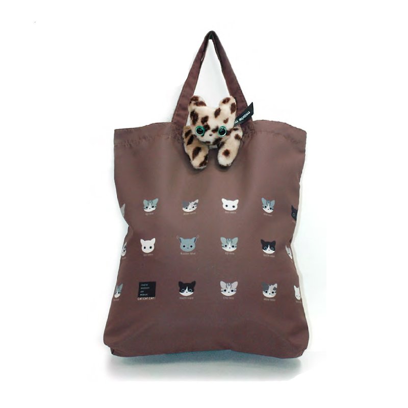 【新品上市 限時折扣】貓咪Eco bag/購物袋/環保袋/可收納手提袋 - 其他 - 其他材質 多色