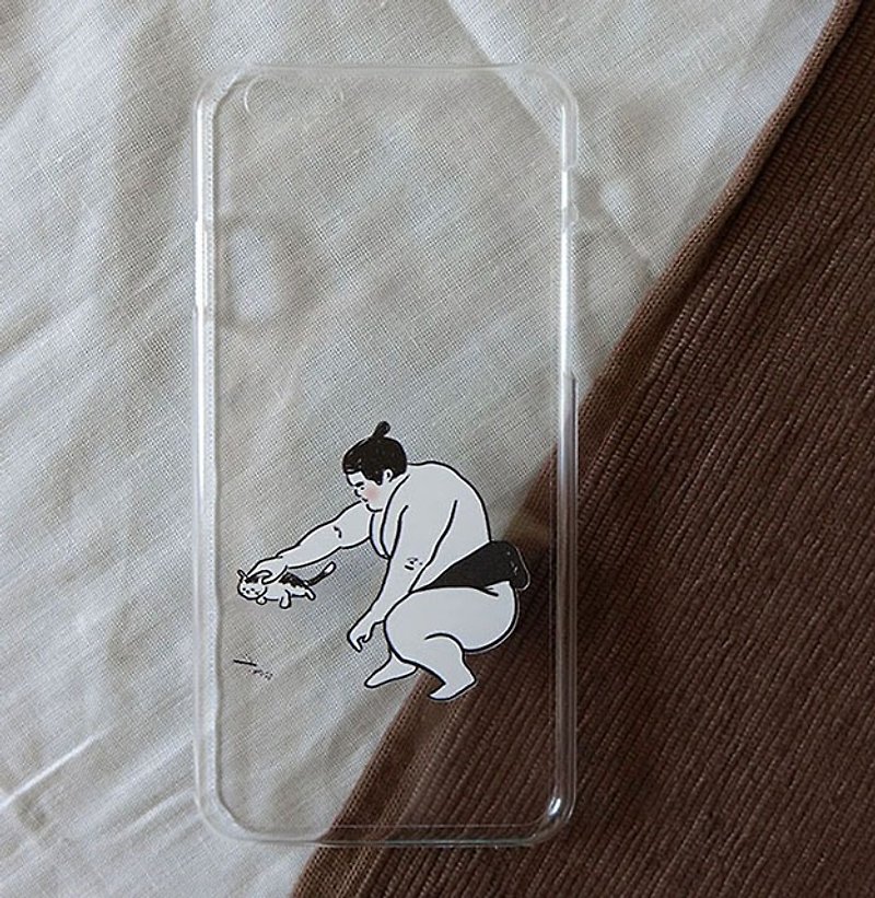 iphone / samsung transparent Phone Case - Sumo Love Cats - Other - Plastic 