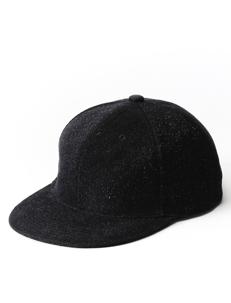 Stone'As 2014 S / S Collection Snapback / corduroy baseball cap hat silver onions - หมวก - วัสดุอื่นๆ สีดำ