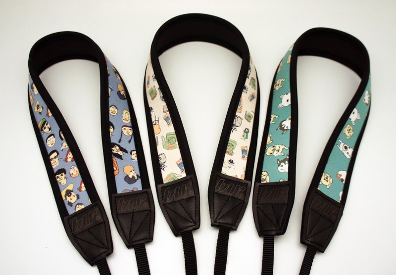 BLR Handmade Reduce stress Camera strap Ning  Friend / Camera / Dog - ขาตั้งกล้อง - วัสดุอื่นๆ สีน้ำเงิน