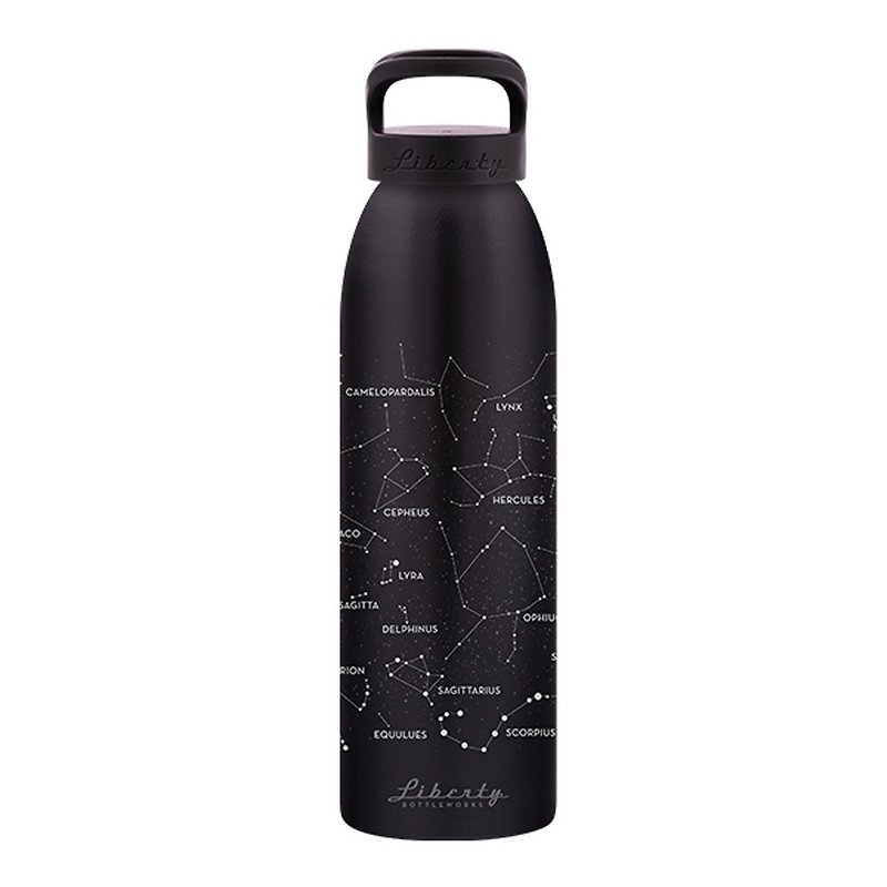 Liberty 全鋁環保運動水杯-700ml-星塵/單一尺寸 - 水壺/水瓶 - 其他金屬 黑色