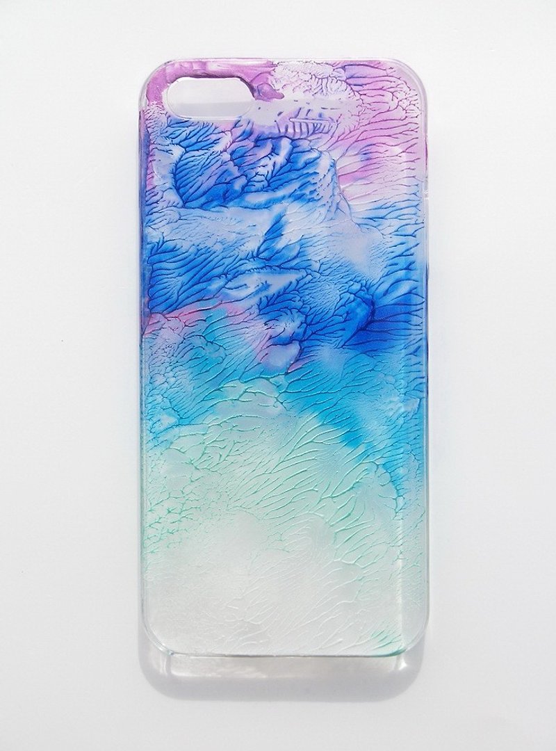 Anny's workshop hand-made mobile phone protection shell for iphone 5 / 5S, painted Series - sky canvas - เคส/ซองมือถือ - กระดาษ 