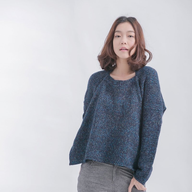 Darling Square sweater /Blue - Women's Sweaters - Other Materials Blue