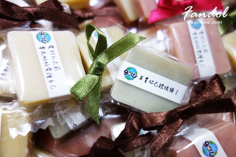 Mini Soap / 加購緞帶 ‧ 糖果皂 / 婚禮小物、企業贈禮、送客禮、二次進場、旅行用皂 - 肥皂/手工皂 - 其他材質 多色