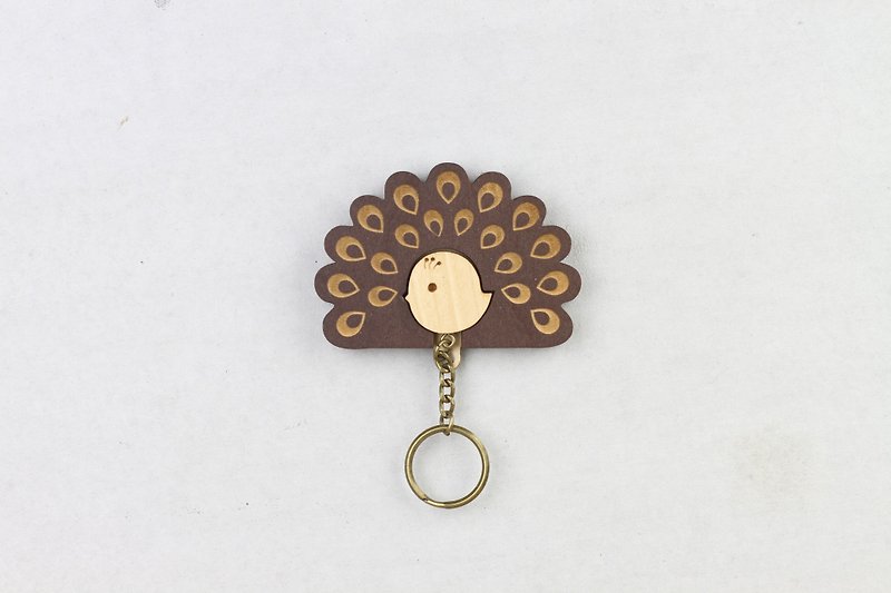 Key house．Peacock | Customizable／Storage／Decoration Gift | - ของวางตกแต่ง - กระดาษ 