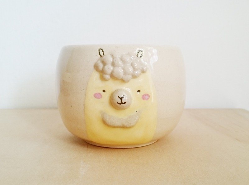 Mud horse Bei Bei (Limited) - Mugs - Other Materials Yellow