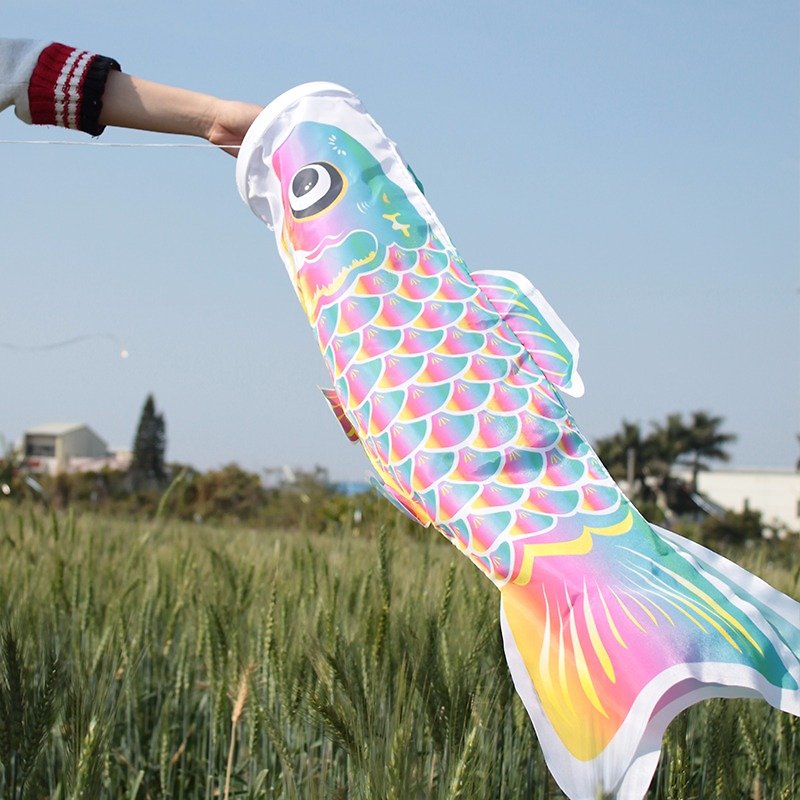 Taiwan Fish Flag 90 CM (Colorful) - Items for Display - Other Materials Multicolor