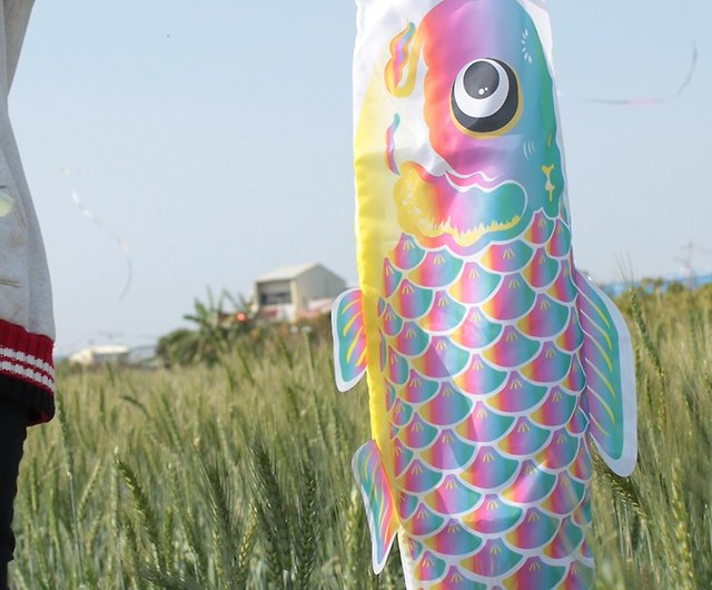 台湾魚旗 90cm カラフル ショップ Ching Chee Fishsay 置物 Pinkoi