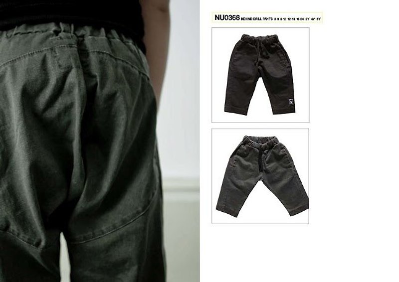 American street fashion brand NUNUNU-plain gray pants - Other - Cotton & Hemp Gray
