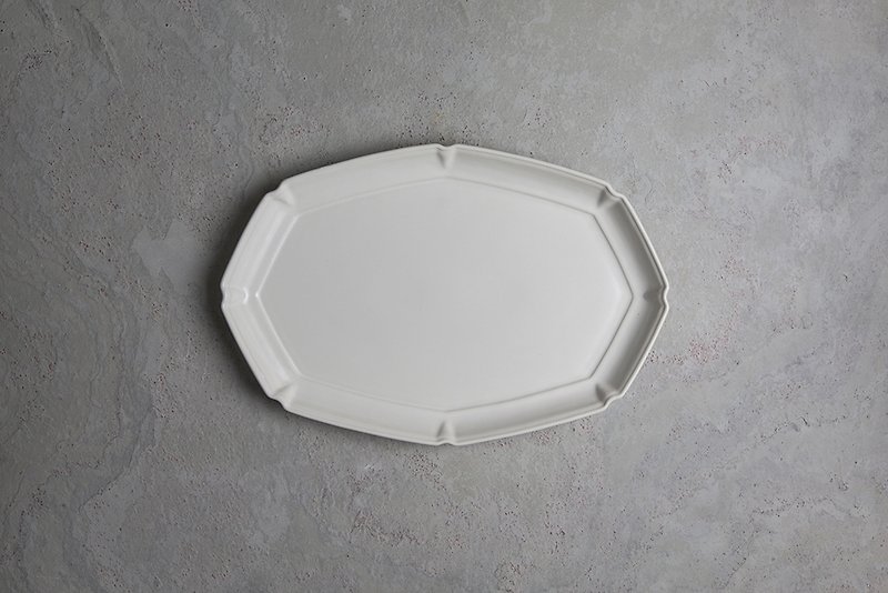 Magnetic today JICON octagonal tray - Small Plates & Saucers - Other Materials White