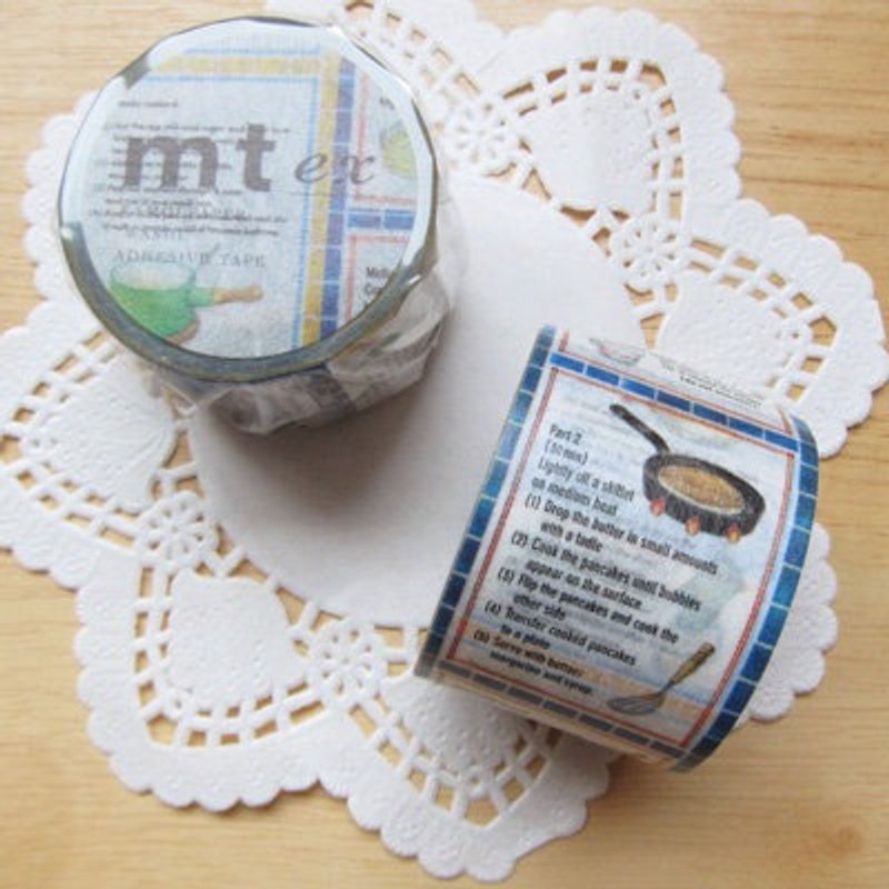 Mt and paper tape mt ex [recipes (MTEX1P76)] - Washi Tape - Paper Multicolor
