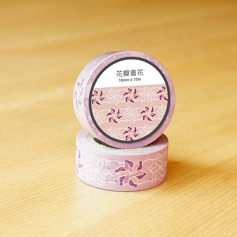 Old House - Petal Window Tape - Washi Tape - Paper Pink