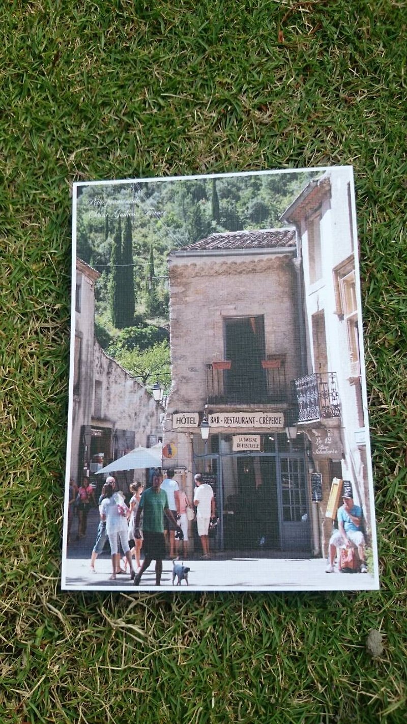 European small day postcard small step travel - การ์ด/โปสการ์ด - กระดาษ หลากหลายสี