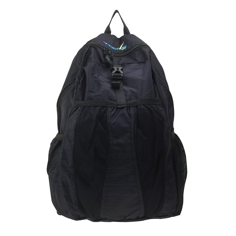[US version] gravity-free storage backpack - classic black:: extremely light:: travel:: camping:: sports:: - Backpacks - Polyester Black