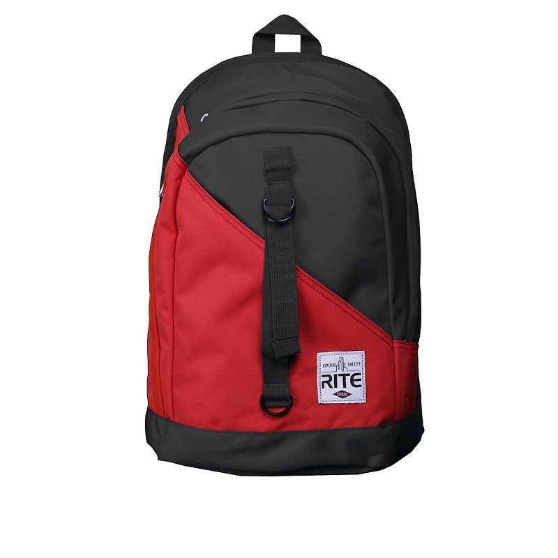 RITE- Urban║ shuttle package (L) - Black / Red - กระเป๋าแมสเซนเจอร์ - กระดาษ 