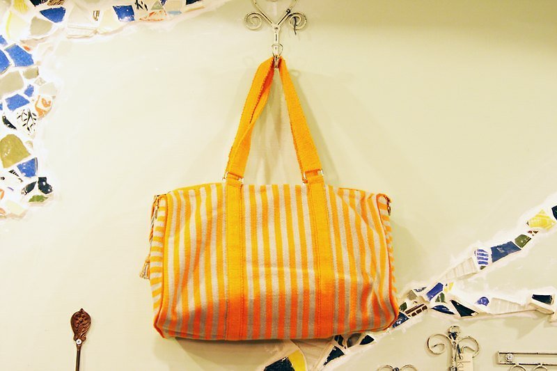 手織小提包  - トート・ハンドバッグ - その他の素材 