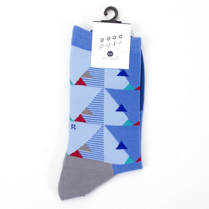 寶籃 襪子 幾何襪子 短襪 男襪 女襪 設計師襪 馬來西亞 - 襪子 - 其他材質 藍色