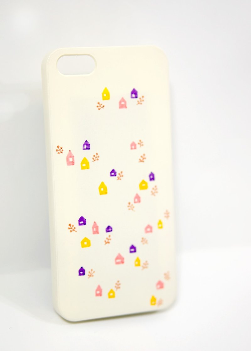 【森のキャビン - 暖かい版]カスタマイズ可能な塗装電話ケースのアップルiphoneフルレンジ - その他 - プラスチック 
