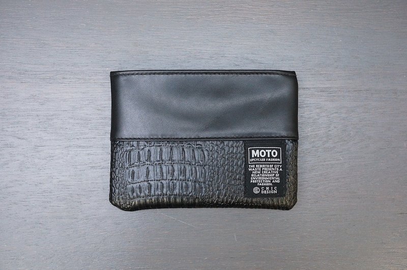 【MOTO 30cc】－Coin Key Pouch/鑰匙包/零錢包_09747 - 鑰匙圈/鑰匙包 - 真皮 黑色