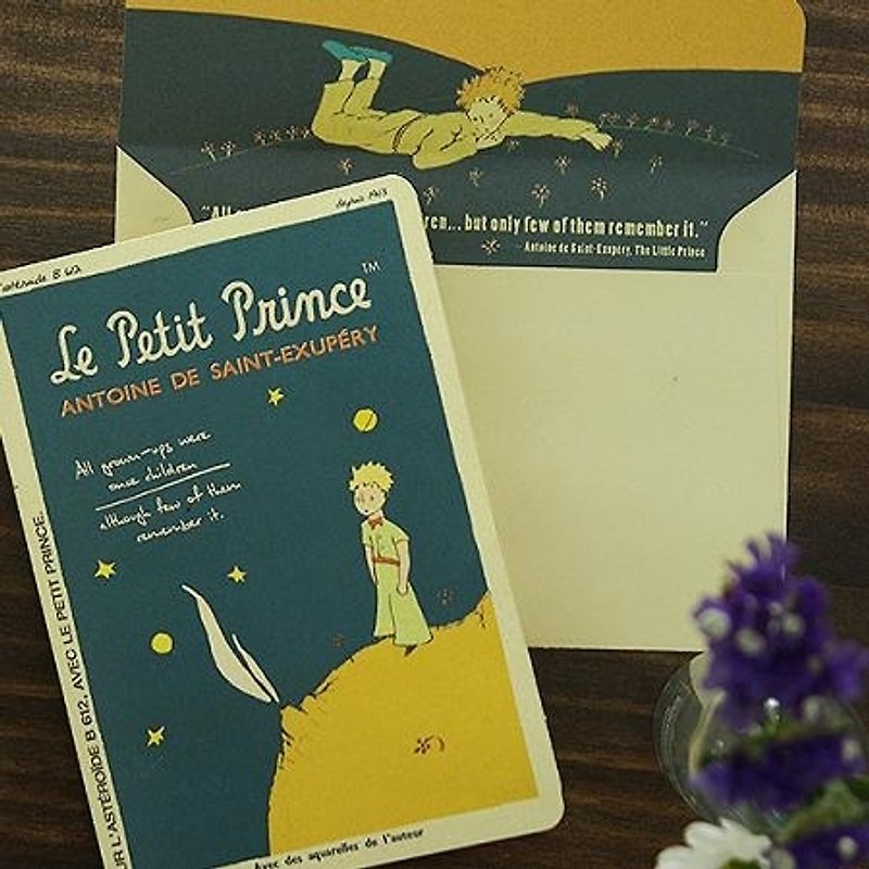 7321 Design-Little Prince VG Retro Fairy Tale Multimeter-B612 Planet, 7321-08148 - การ์ด/โปสการ์ด - กระดาษ หลากหลายสี