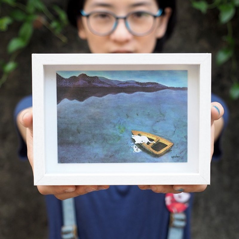 This is Taiwan-Natural Scenery Series_Blue Sun Moon Lake - การ์ด/โปสการ์ด - กระดาษ สีน้ำเงิน