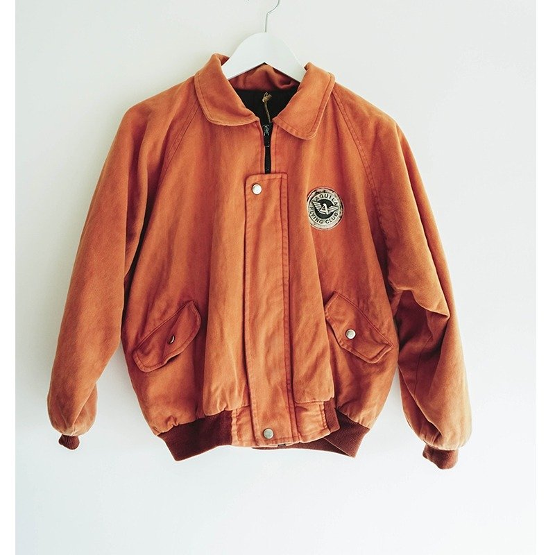 [Hello Hello Hippie Hippie style shop cotton jacket] Air Force - (off shoulder design) - Women's Casual & Functional Jackets - Other Materials 