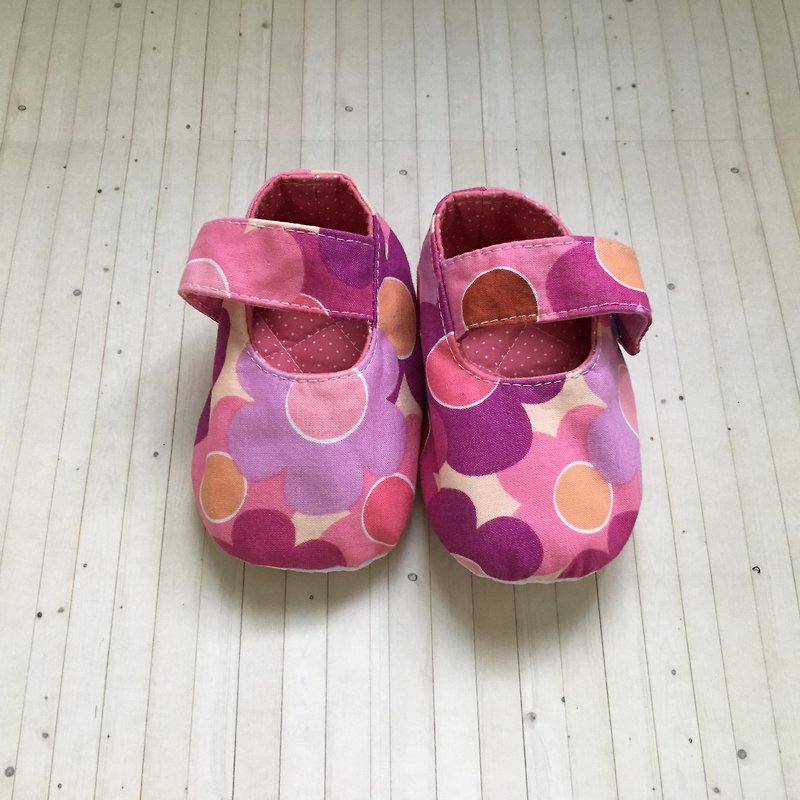 繽紛花花嬰兒鞋 - 童裝鞋 - 其他材質 紫色