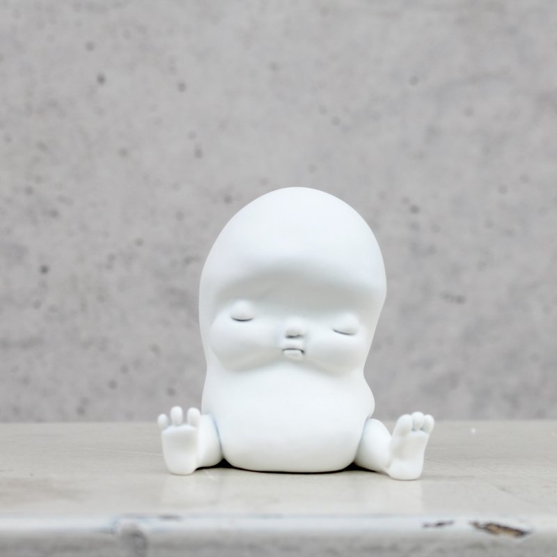 KONETA a 桌飾 擺飾 - 公仔/玩偶 - 塑膠 白色