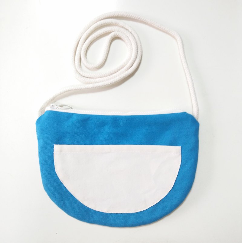 treasure bag - กระเป๋าแมสเซนเจอร์ - วัสดุอื่นๆ สีน้ำเงิน
