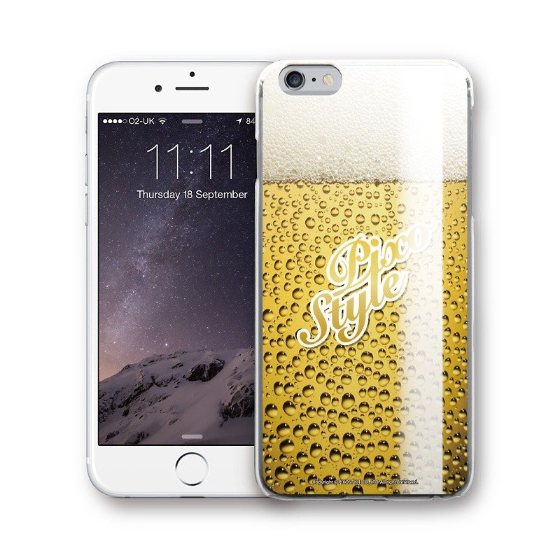 AppleWork iPhone 6/6S/7/8 Original Design Cover - Beer PSIP-206 - Phone Cases - Plastic Yellow
