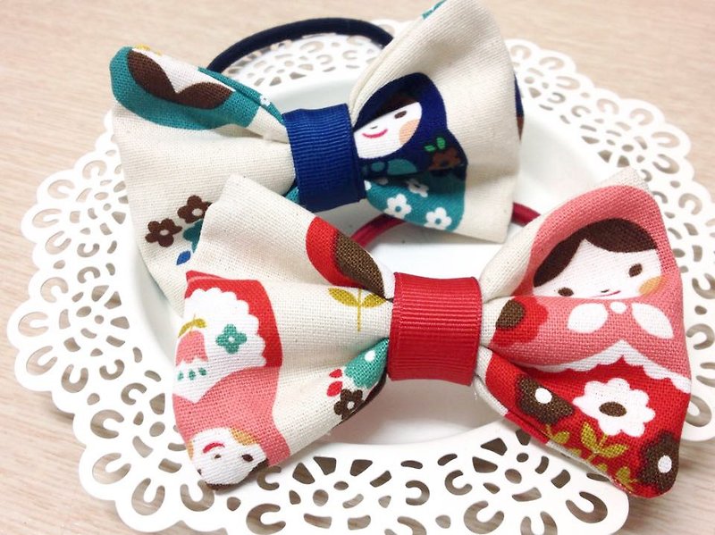 Country version of Russian doll hair bundle - Hair Accessories - Other Materials Red