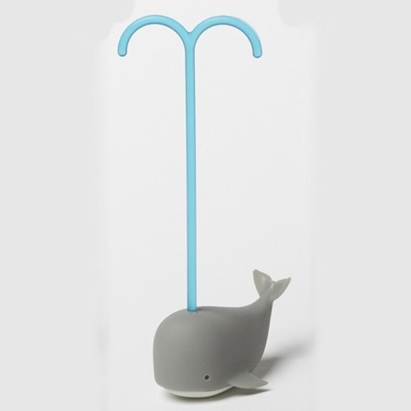 矽膠 茶壺/茶杯/茶具 灰色 - 鯨魚泡茶器-灰
