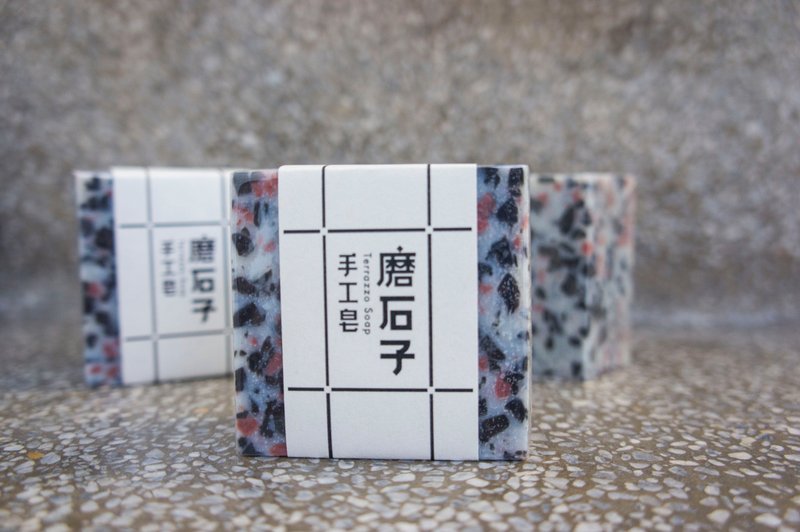 Handmade Taiwan Terrazzo Soap 台灣磨石子手工皂 - 白色 - 肥皂/手工皂 - 其他材質 白色