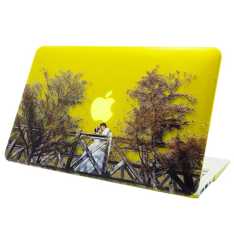 Hand-painted love series - believe - Hong Qi "Macbook 12" / 11 inch special "crystal shell - เคสแท็บเล็ต - พลาสติก สีน้ำเงิน