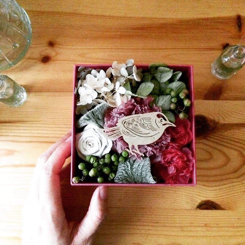 不凋花禮盒 - 擺飾/家飾品 - 植物．花 粉紅色