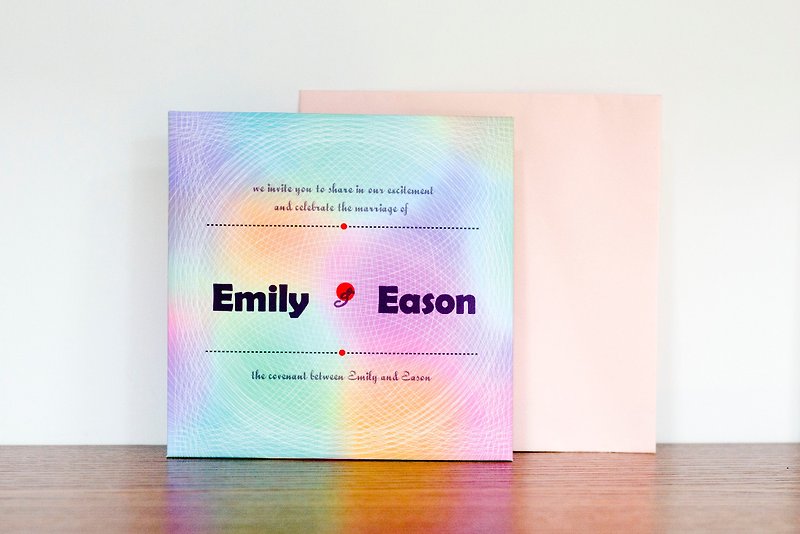Design wedding card - Flower - การ์ด/โปสการ์ด - กระดาษ หลากหลายสี