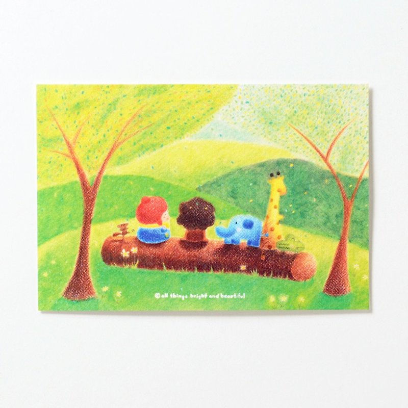 The time I treasure Postcard - Cards & Postcards - Paper Green