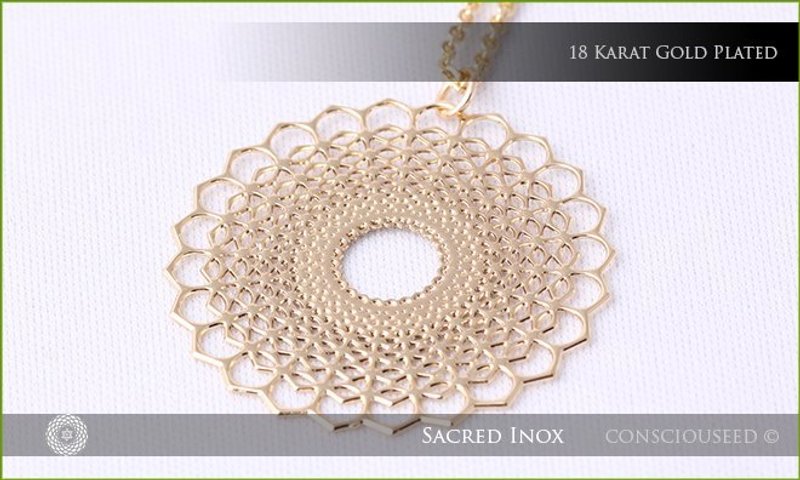 能量漩渦 Vortex ─ 鍍18K - 項鍊 - 其他金屬 金色