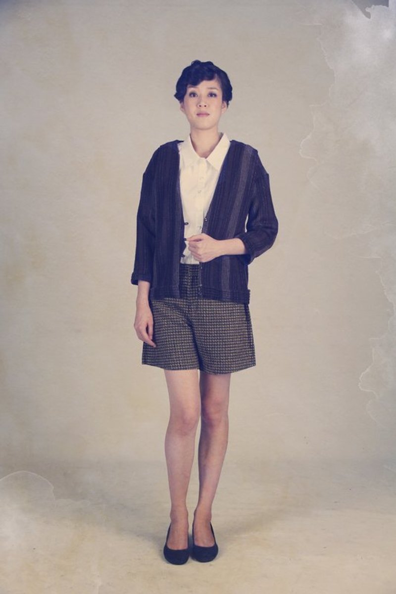 Suxin Vintage Cardigan - เสื้อแจ็คเก็ต - วัสดุอื่นๆ หลากหลายสี