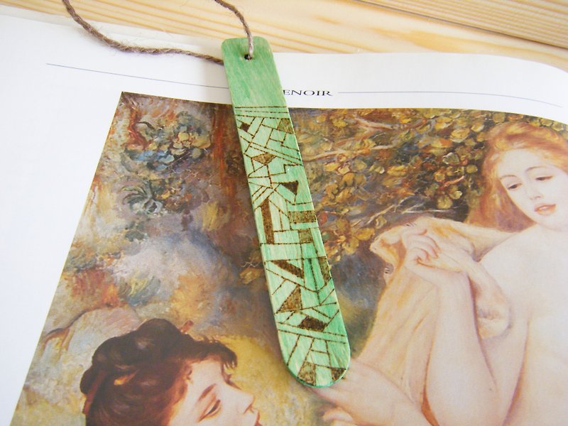 Word ink pause Bookmarks - four lines - Bookmarks - Wood Green