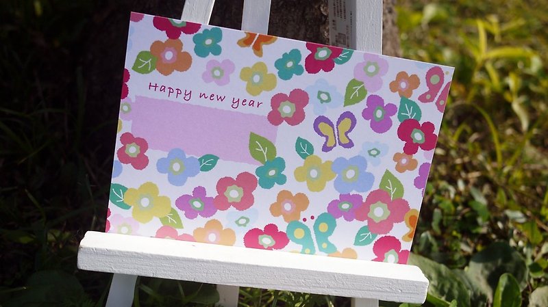 Rococo strawberry WELKIN hand-made _ this year is not bad happy new year handmade postcards-garden 35 - การ์ด/โปสการ์ด - กระดาษ สีแดง