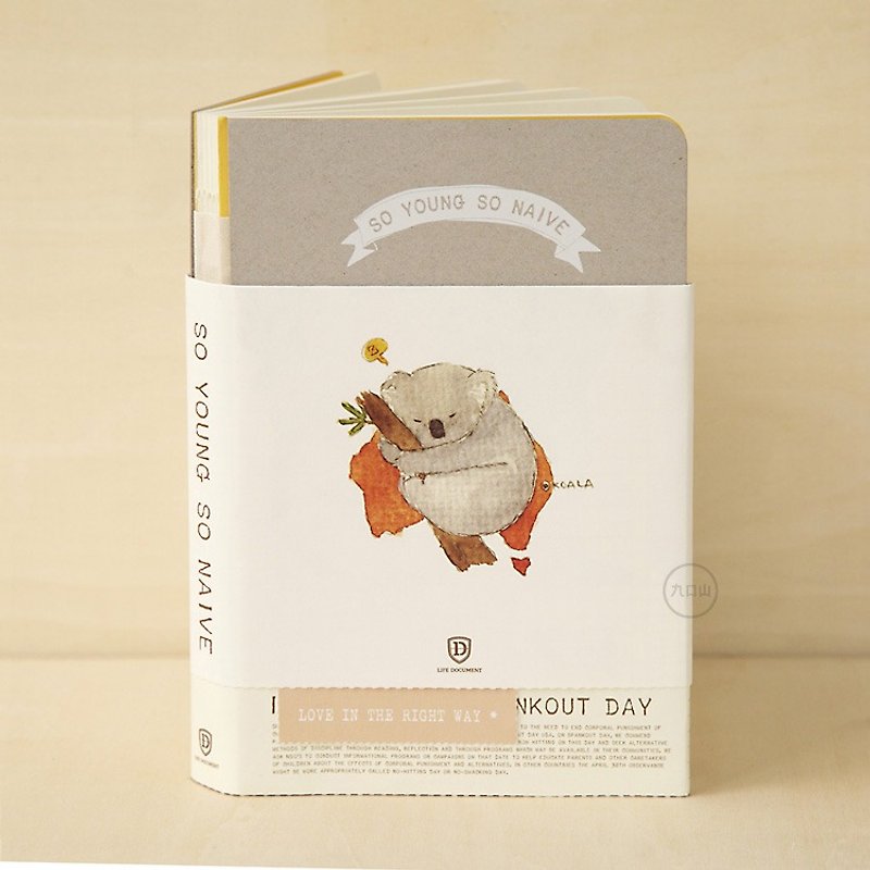 Shine x nine mountains 'was small and innocent' special edition notebook hand book - koala bear - Notebooks & Journals - Paper 