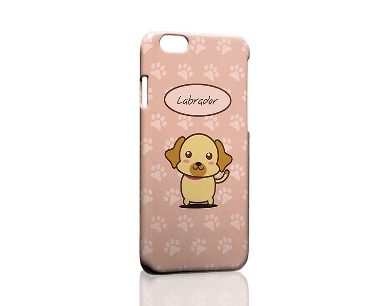 Q版拉布拉多小狗訂製 Samsung iPhone 手機殼 Cute Dog Labrador phone case Pink Hard Shell Gift - Phone Cases - Plastic Multicolor