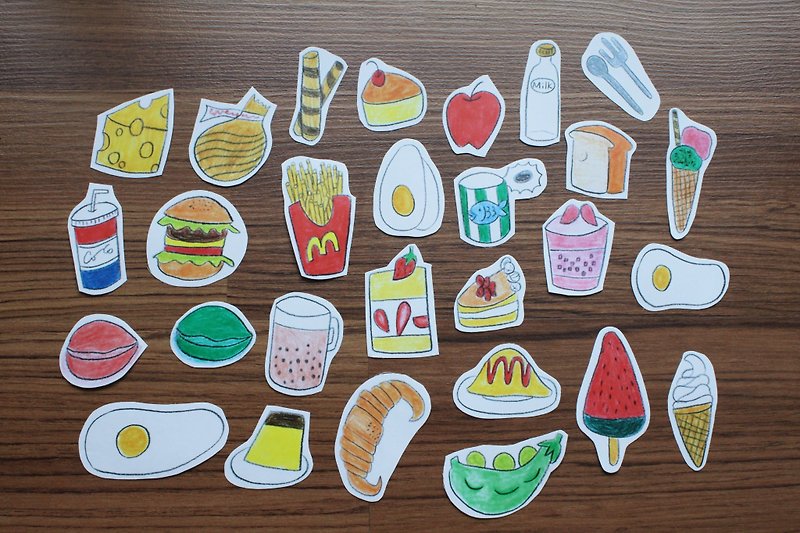 Sweet and salty | Stickers group - Stickers - Paper 