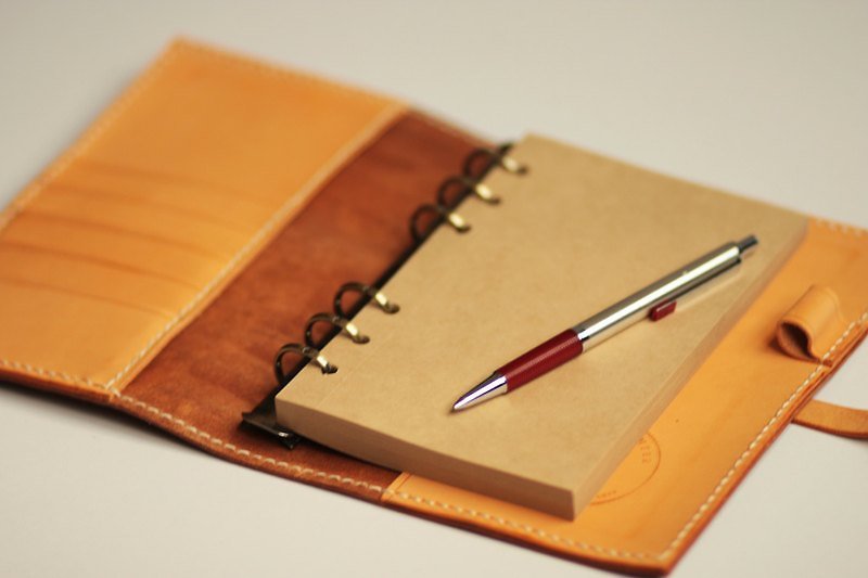 015 Hand book - Notebooks & Journals - Genuine Leather Khaki
