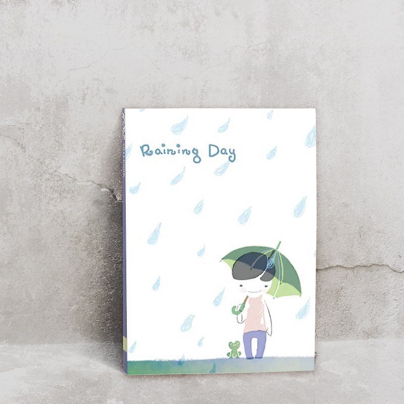 Raining Day-不撕不可(BOOK)*筆記本 - 筆記本/手帳 - 紙 白色