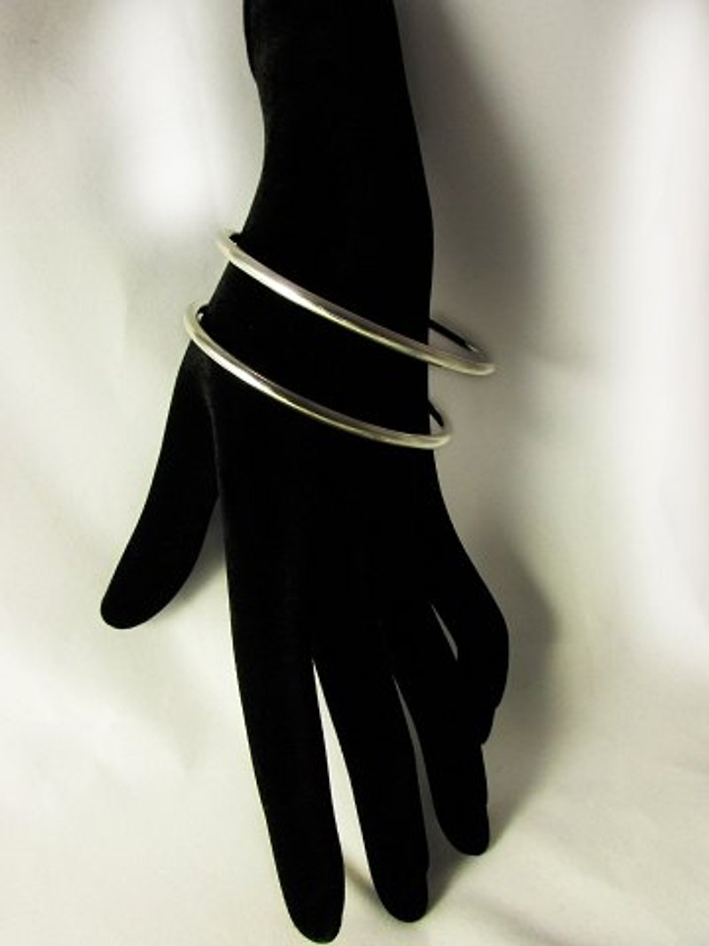 mittag Michelob 925 fine pure pure silver ladies bracelet [BG301] - Bracelets - Other Metals Gray