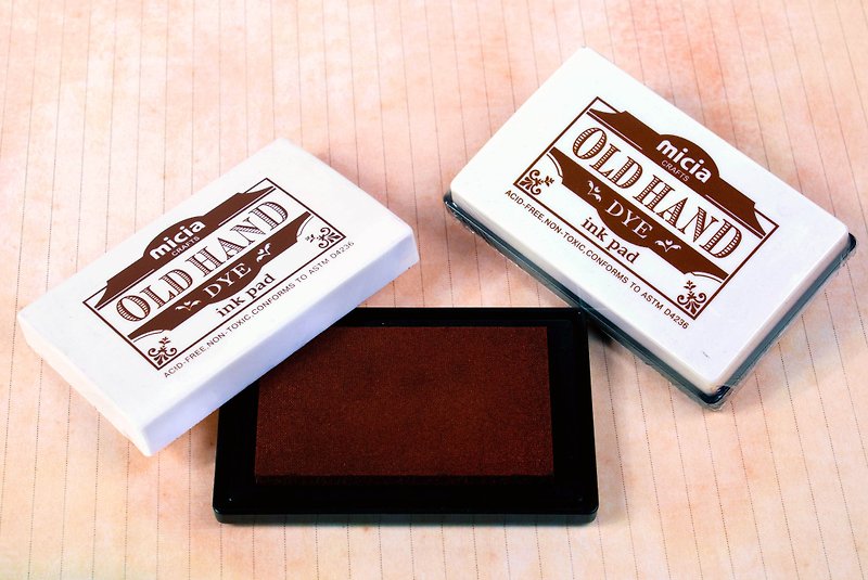 Dye ink pad - Brown Coffee - ตราปั๊ม/สแตมป์/หมึก - วัสดุอื่นๆ 